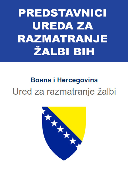 PREDSTAVNICI  UREDA ZA  RAZMATRANJE  ŽALBI BIH